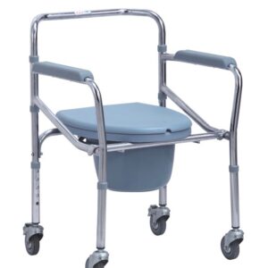 STEEL COMMODE CHAIR